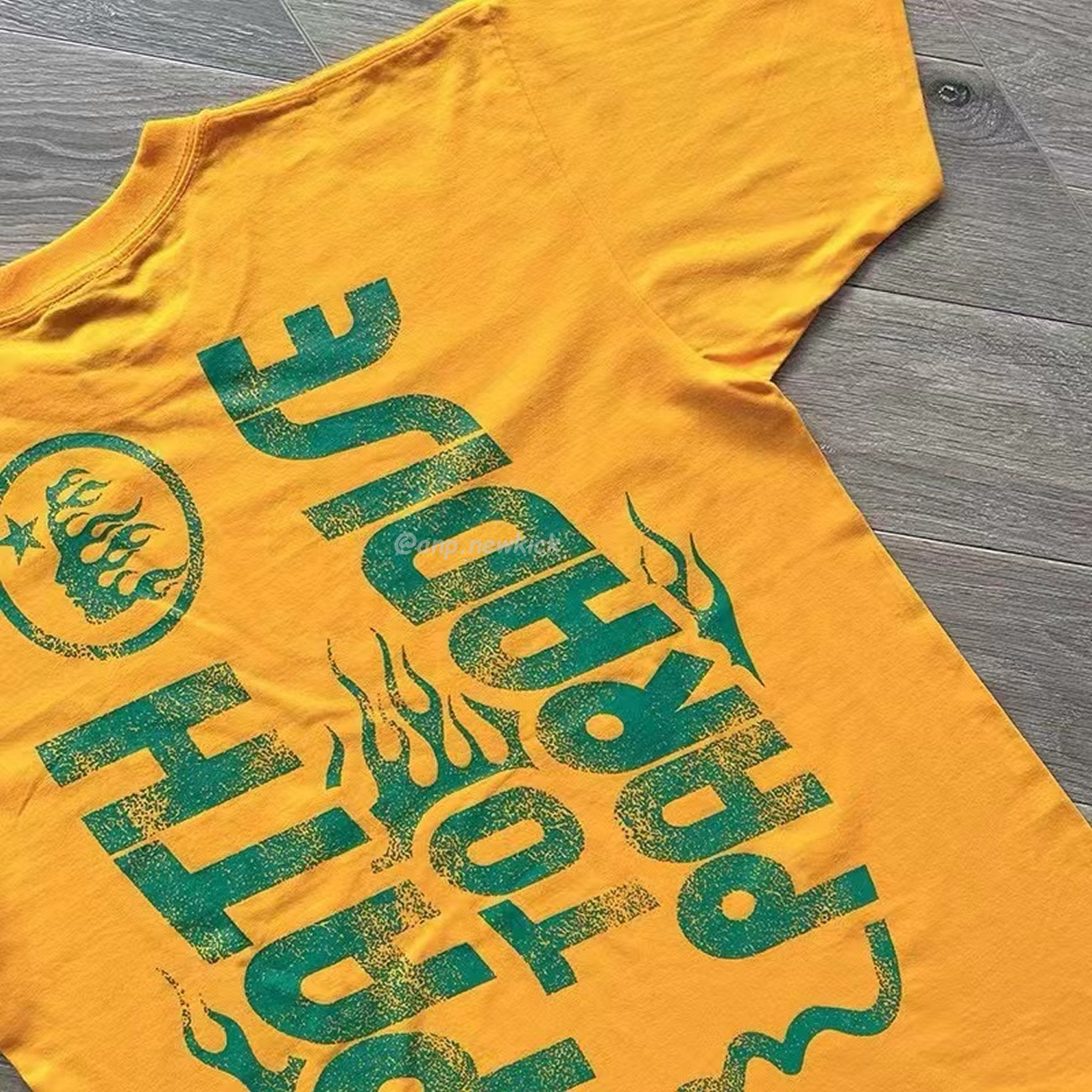 Hellstar Jesus Emblem Yellow T Shirt (8) - www.newkick.vip